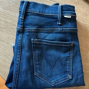 MOTHER The Hustler Ankle Fray Size 28